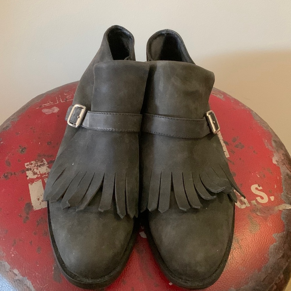 Italian Zipper Ankle Boots